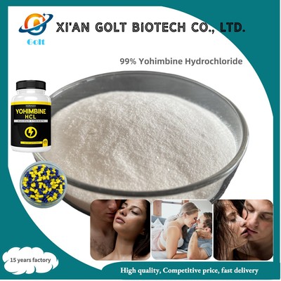 Hot Sale Sex Product Yohimbine HCl Yohimbine Hydrochloride CAS 65-19-0